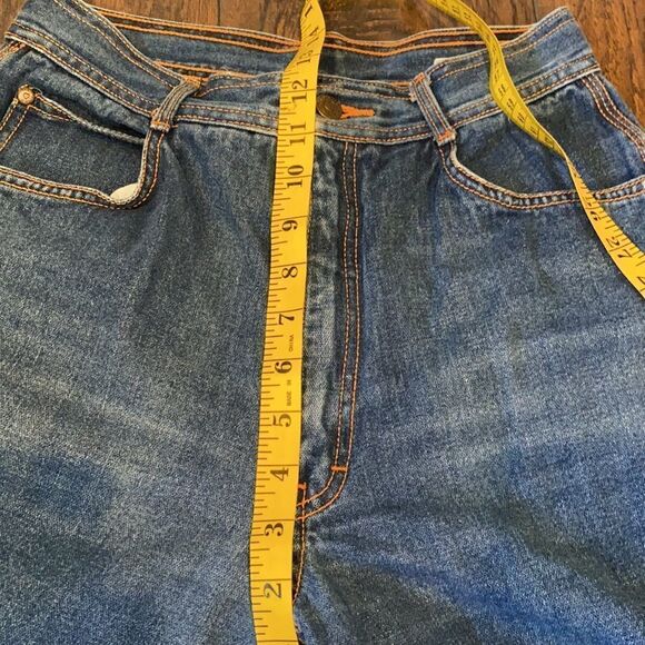 super high waisted “mom jeans”  - Gitano Jeans size 12 VTG converts to size 6 - Picture 10 of 12